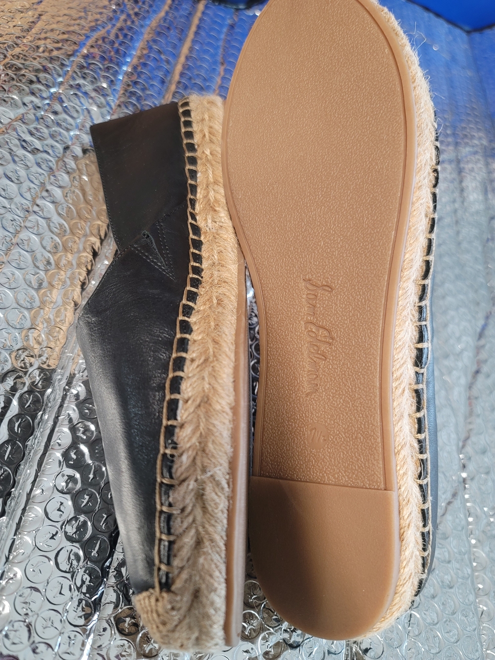 Black Espadrille Sam Edelman Women’s Shoes - Picture 4 of 5